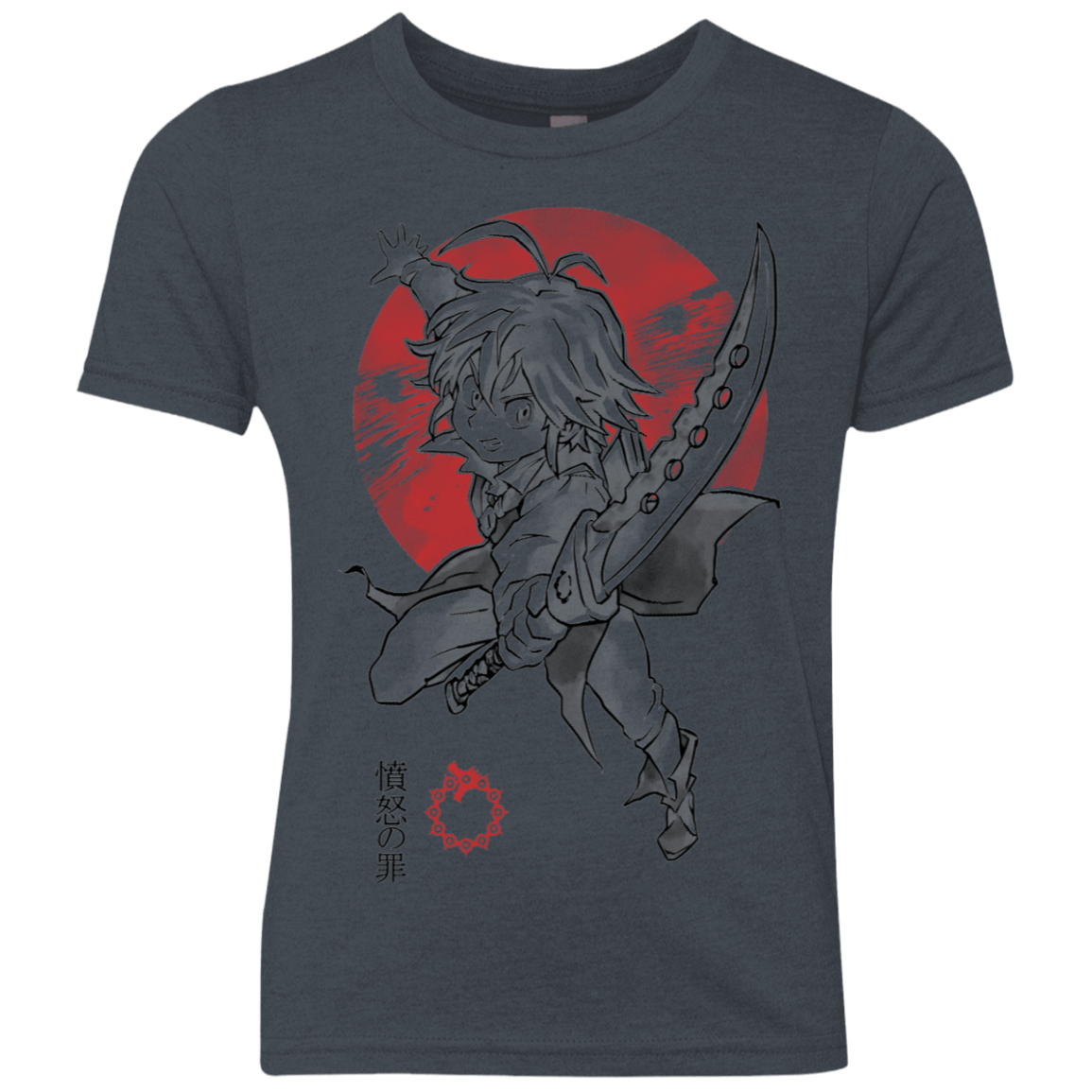T-Shirts Vintage Navy / YXS Dragon Wrath Youth Triblend T-Shirt