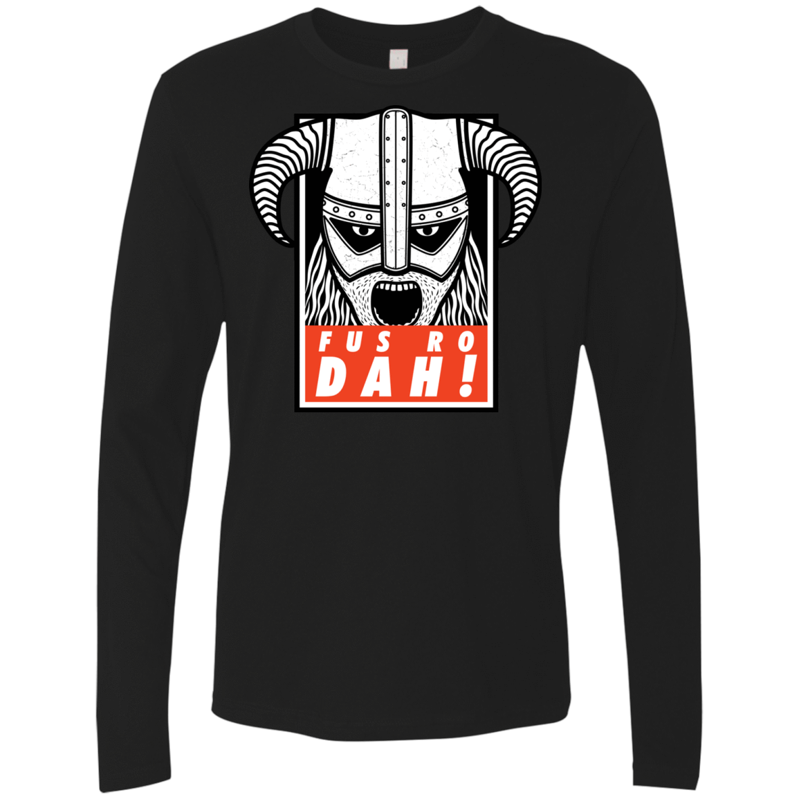 T-Shirts Black / Small Dragonborn Men's Premium Long Sleeve