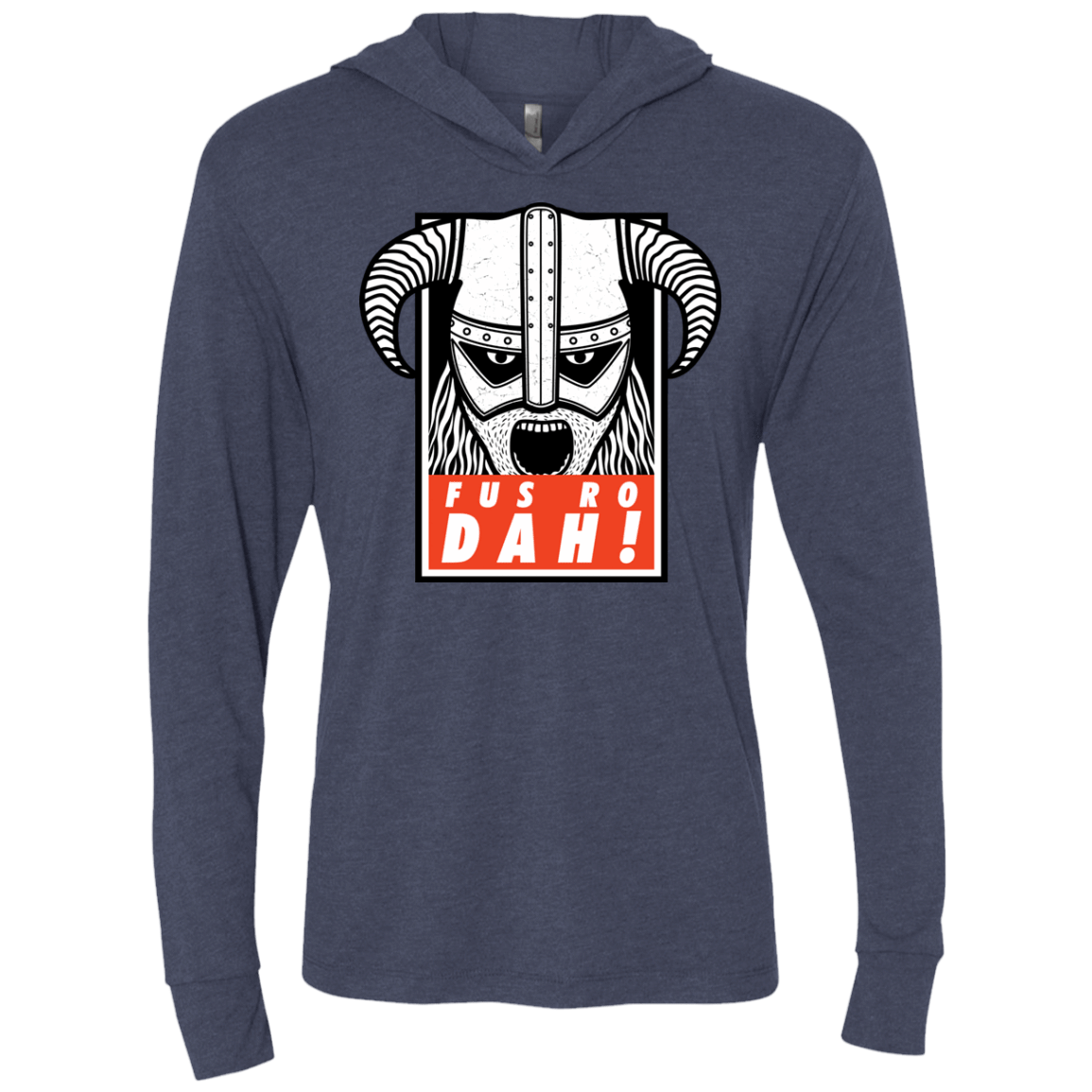 T-Shirts Vintage Navy / X-Small Dragonborn Triblend Long Sleeve Hoodie Tee