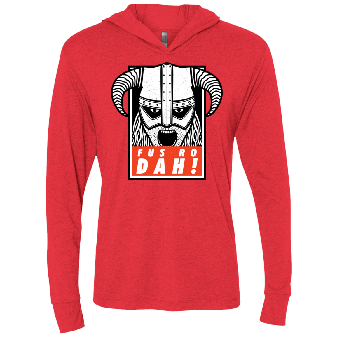 T-Shirts Vintage Red / X-Small Dragonborn Triblend Long Sleeve Hoodie Tee