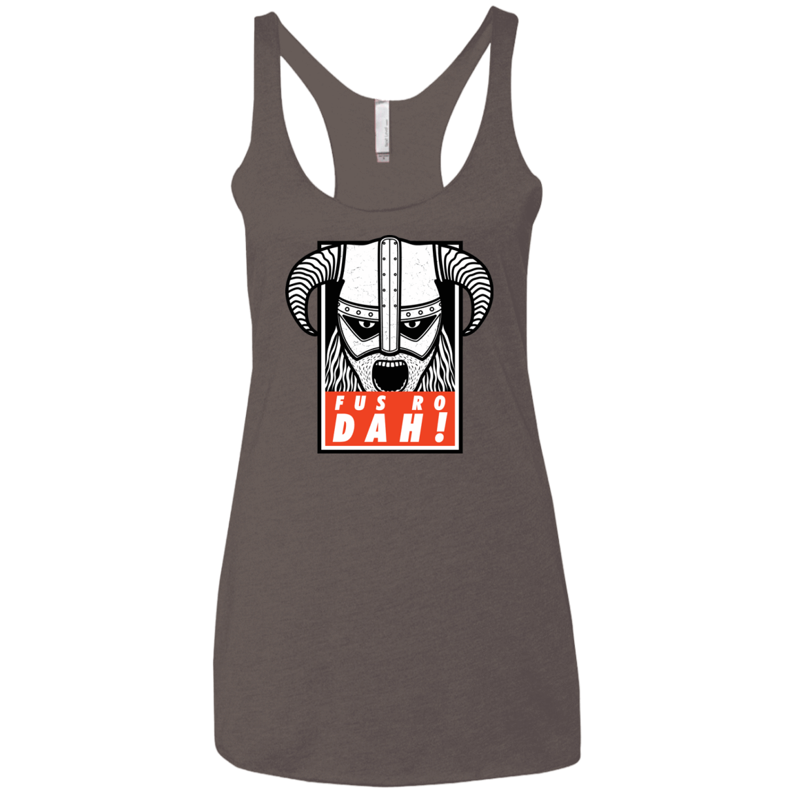 T-Shirts Macchiato / X-Small Dragonborn Women's Triblend Racerback Tank