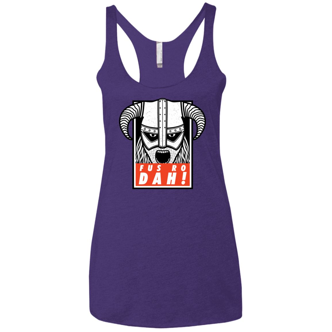 T-Shirts Purple / X-Small Dragonborn Women's Triblend Racerback Tank