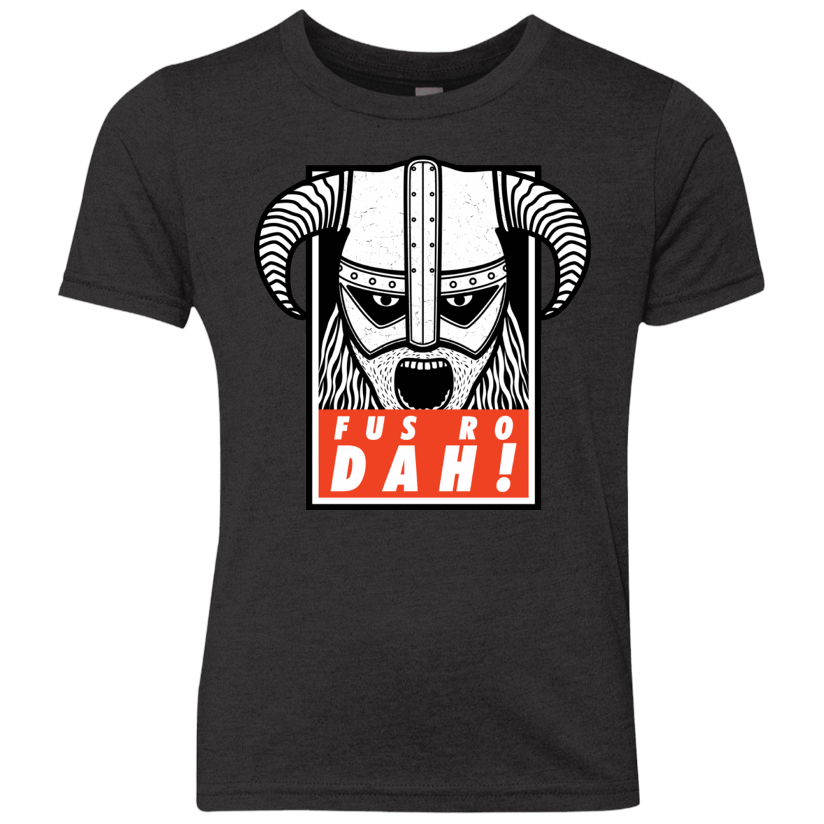 T-Shirts Vintage Black / YXS Dragonborn Youth Triblend T-Shirt