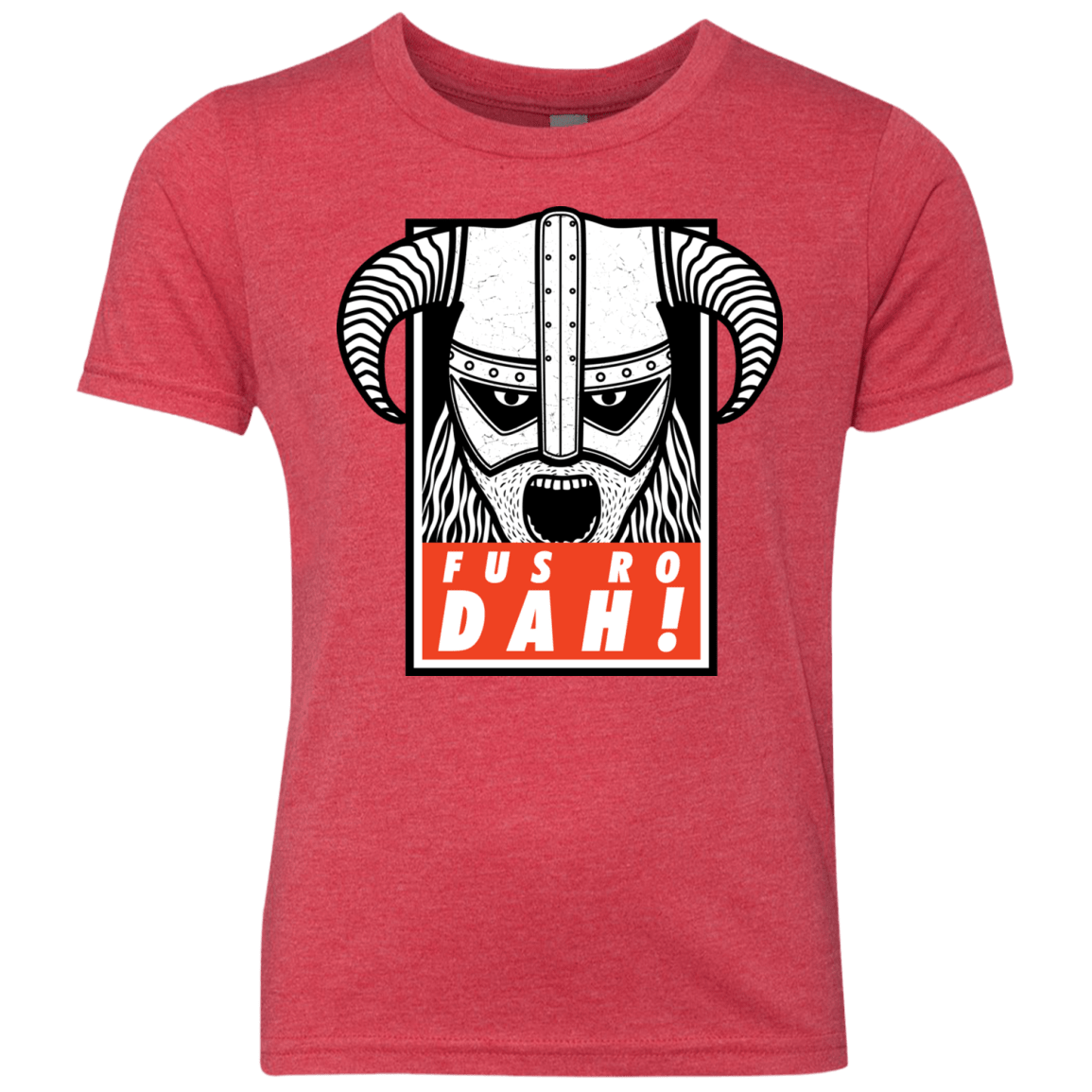 T-Shirts Vintage Red / YXS Dragonborn Youth Triblend T-Shirt