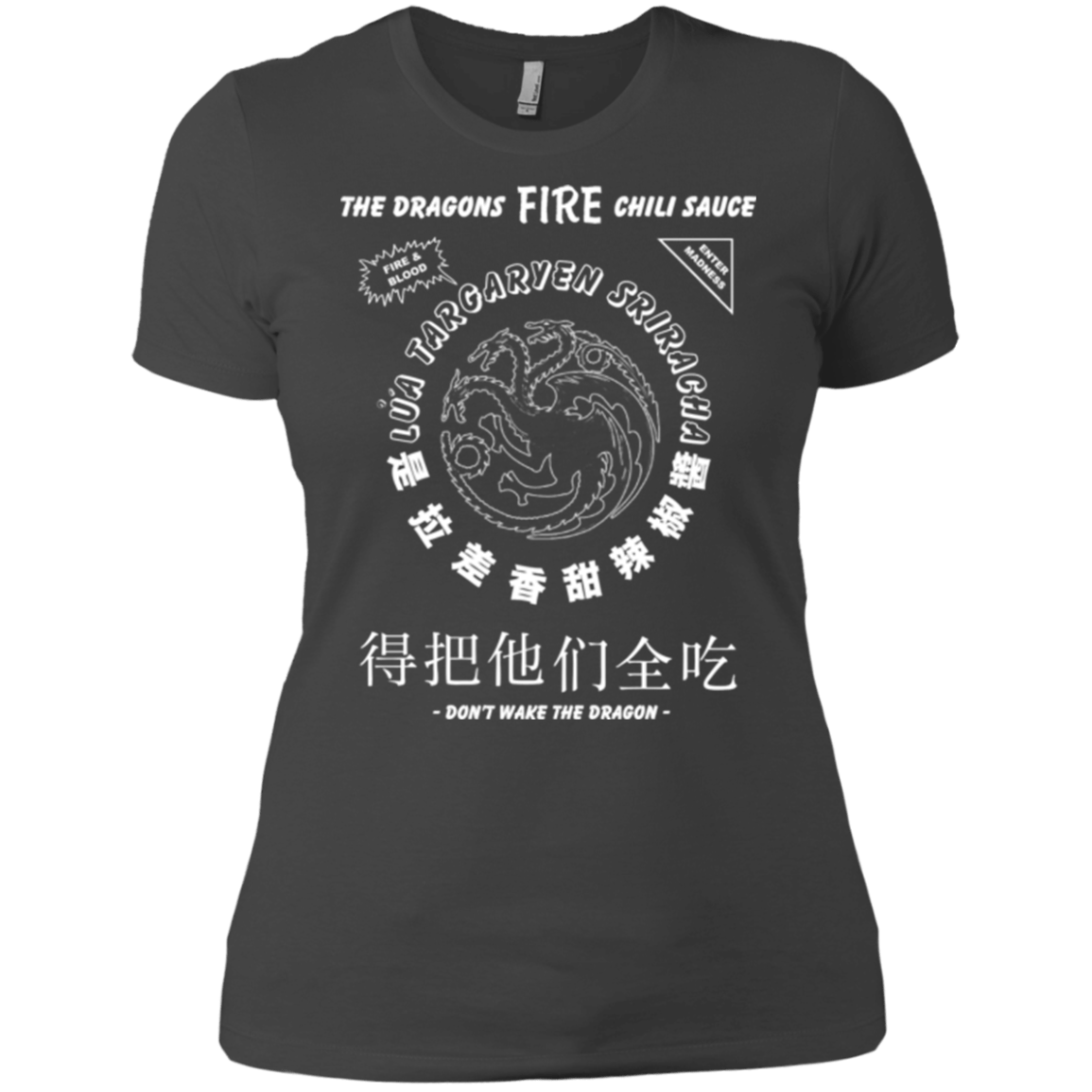 T-Shirts Heavy Metal / X-Small Dragons Fire Chili Sauce Women's Premium T-Shirt