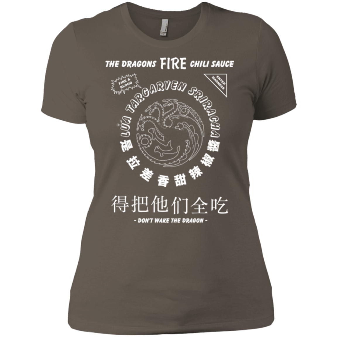 T-Shirts Warm Grey / X-Small Dragons Fire Chili Sauce Women's Premium T-Shirt