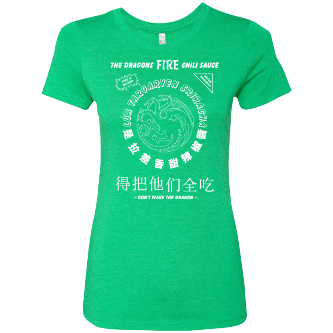 T-Shirts Envy / Small Dragons Fire Chili Sauce Women's Triblend T-Shirt