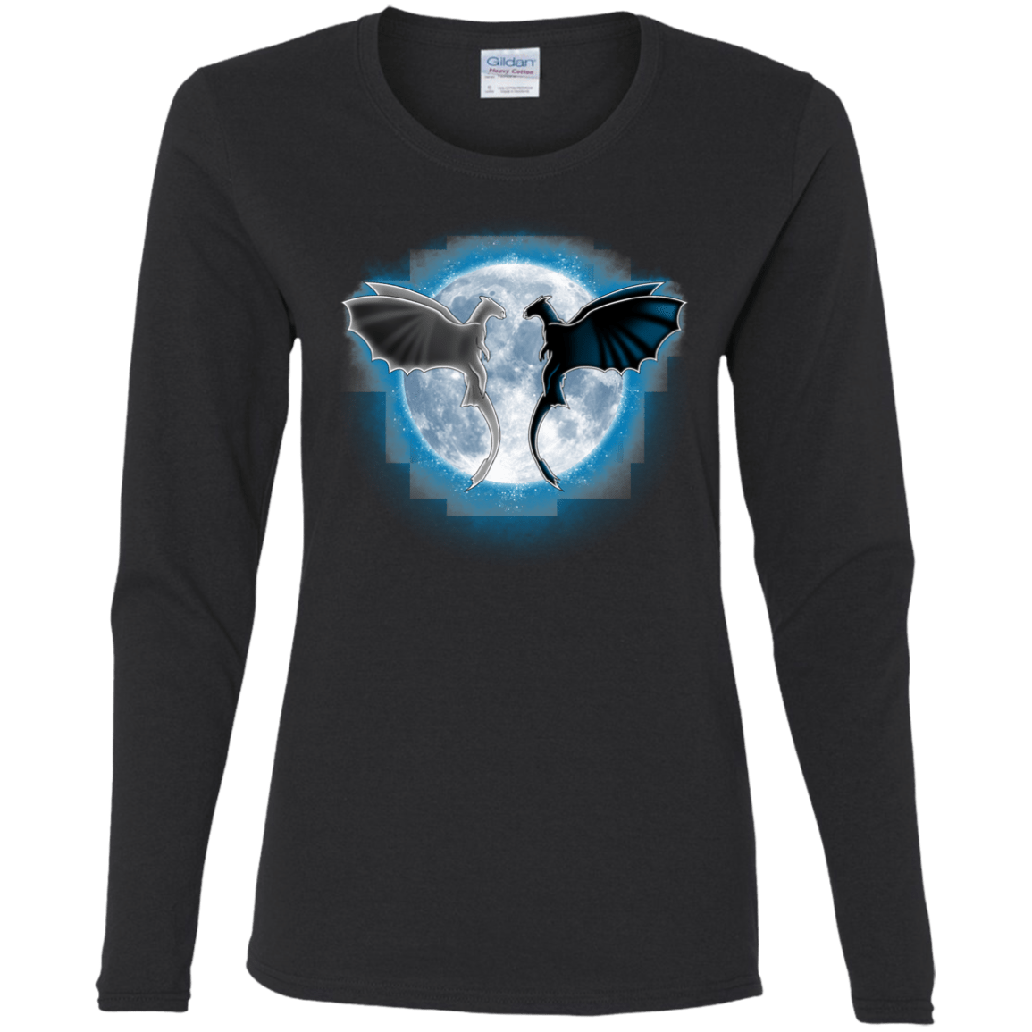 Dragons Moon Women's Long Sleeve T-Shirt