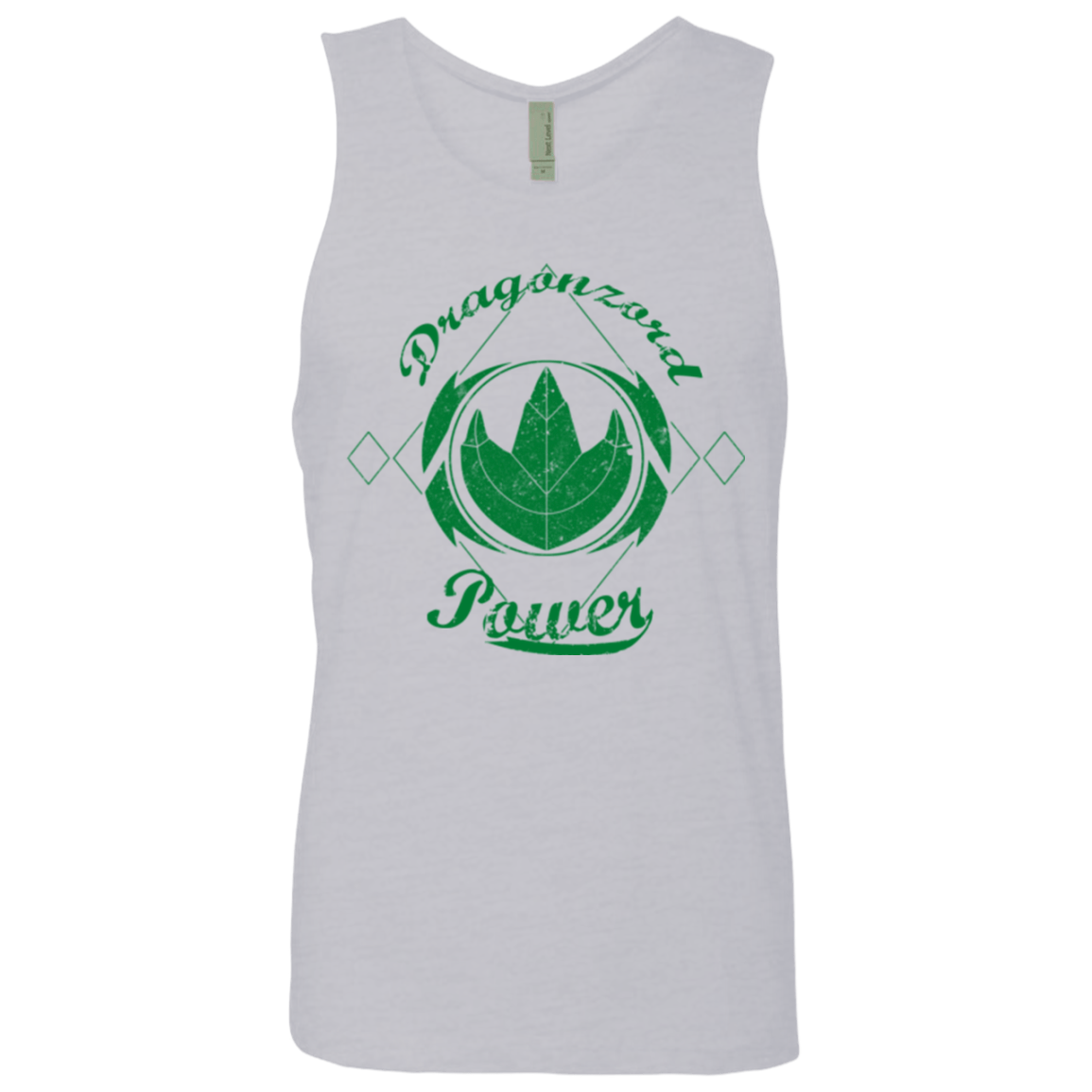 T-Shirts Heather Grey / Small Dragonzord Power Men's Premium Tank Top