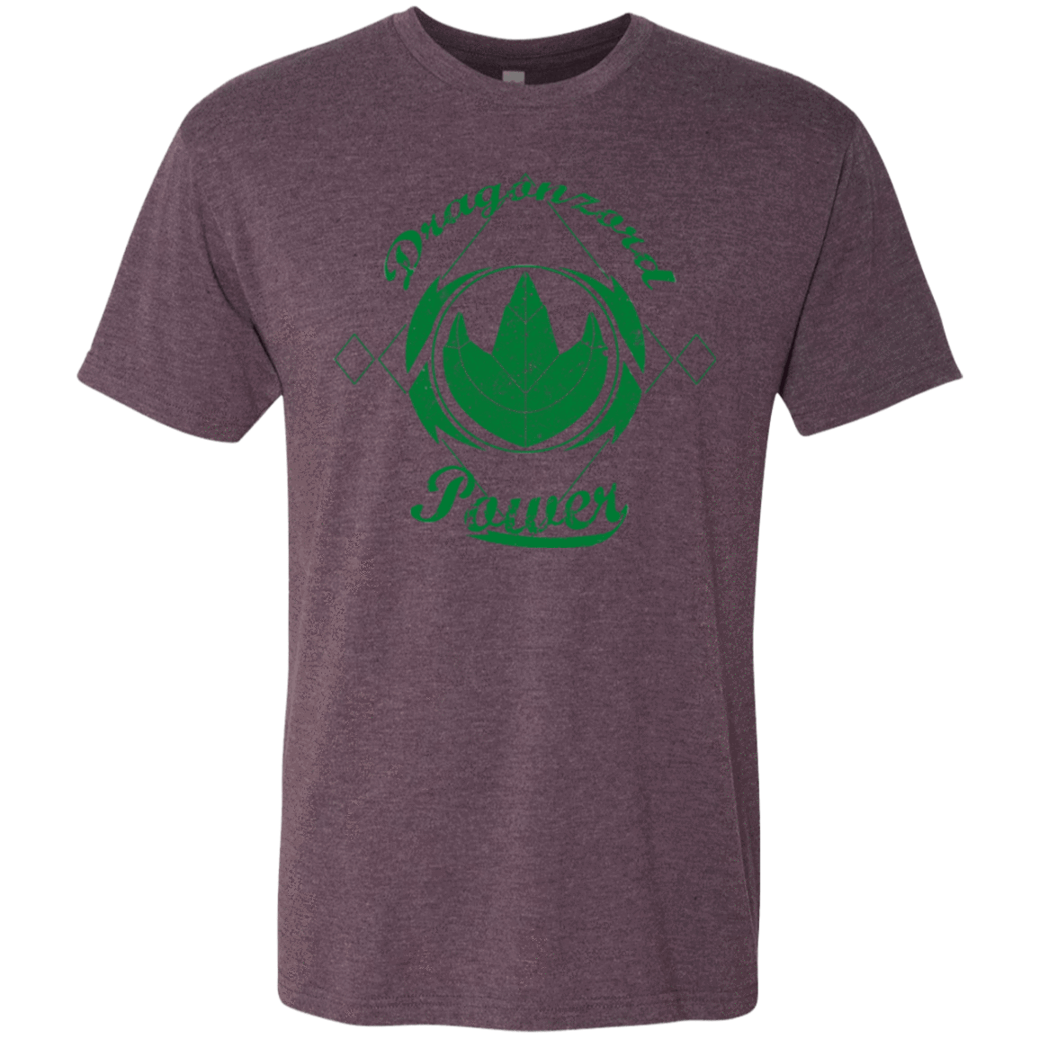 T-Shirts Vintage Purple / Small Dragonzord Power Men's Triblend T-Shirt