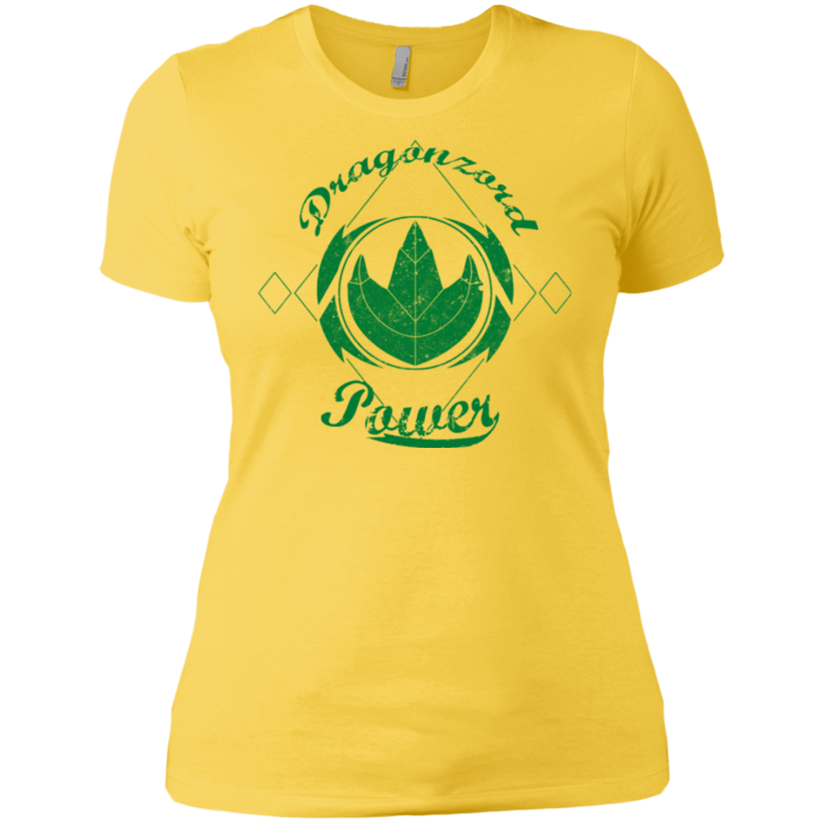 T-Shirts Vibrant Yellow / X-Small Dragonzord Power Women's Premium T-Shirt