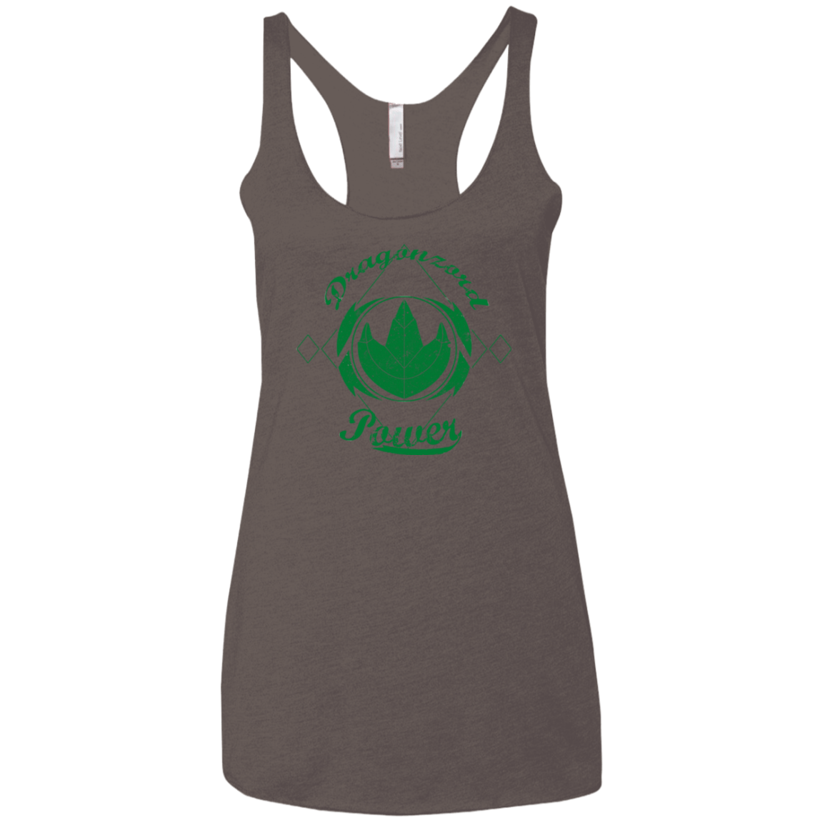 T-Shirts Macchiato / X-Small Dragonzord Power Women's Triblend Racerback Tank
