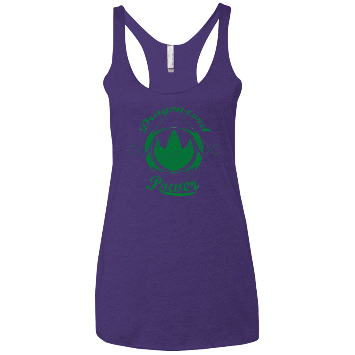 T-Shirts Purple / X-Small Dragonzord Power Women's Triblend Racerback Tank