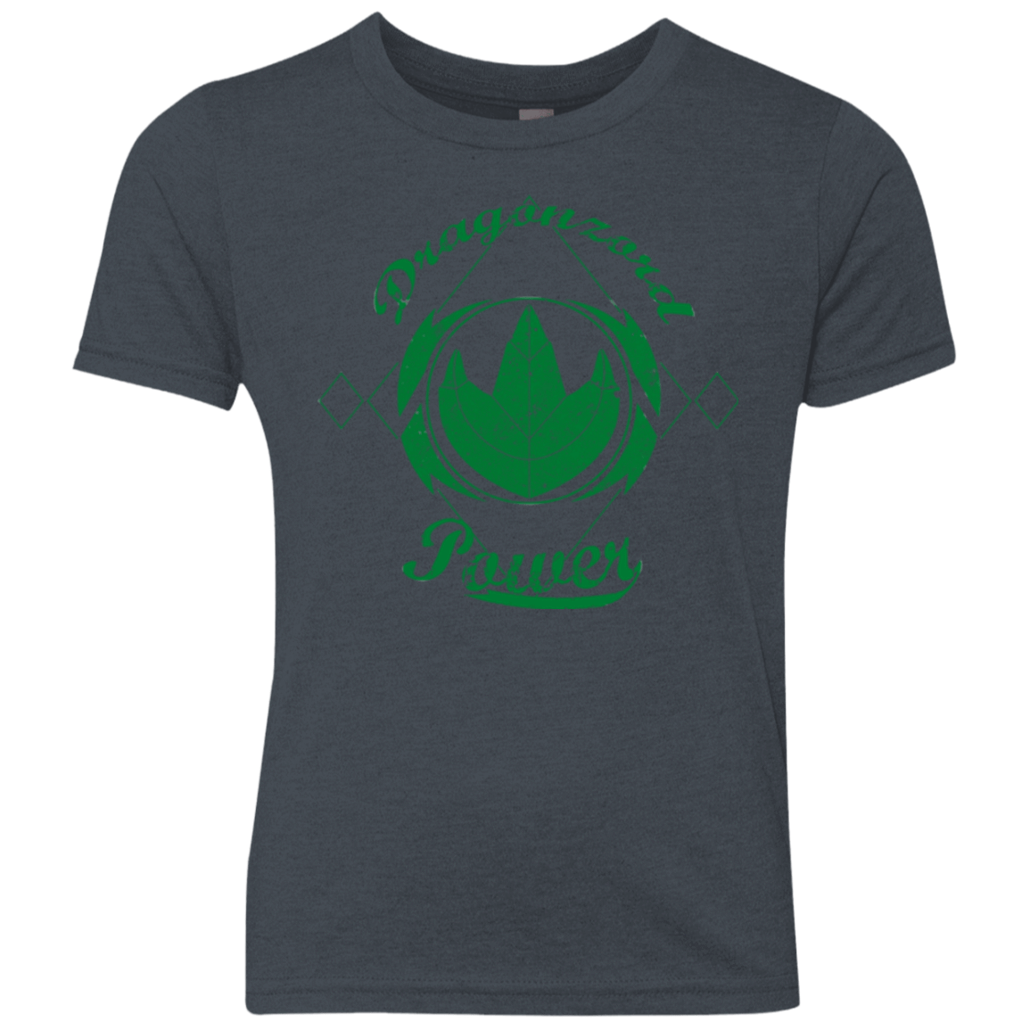 T-Shirts Vintage Navy / YXS Dragonzord Power Youth Triblend T-Shirt