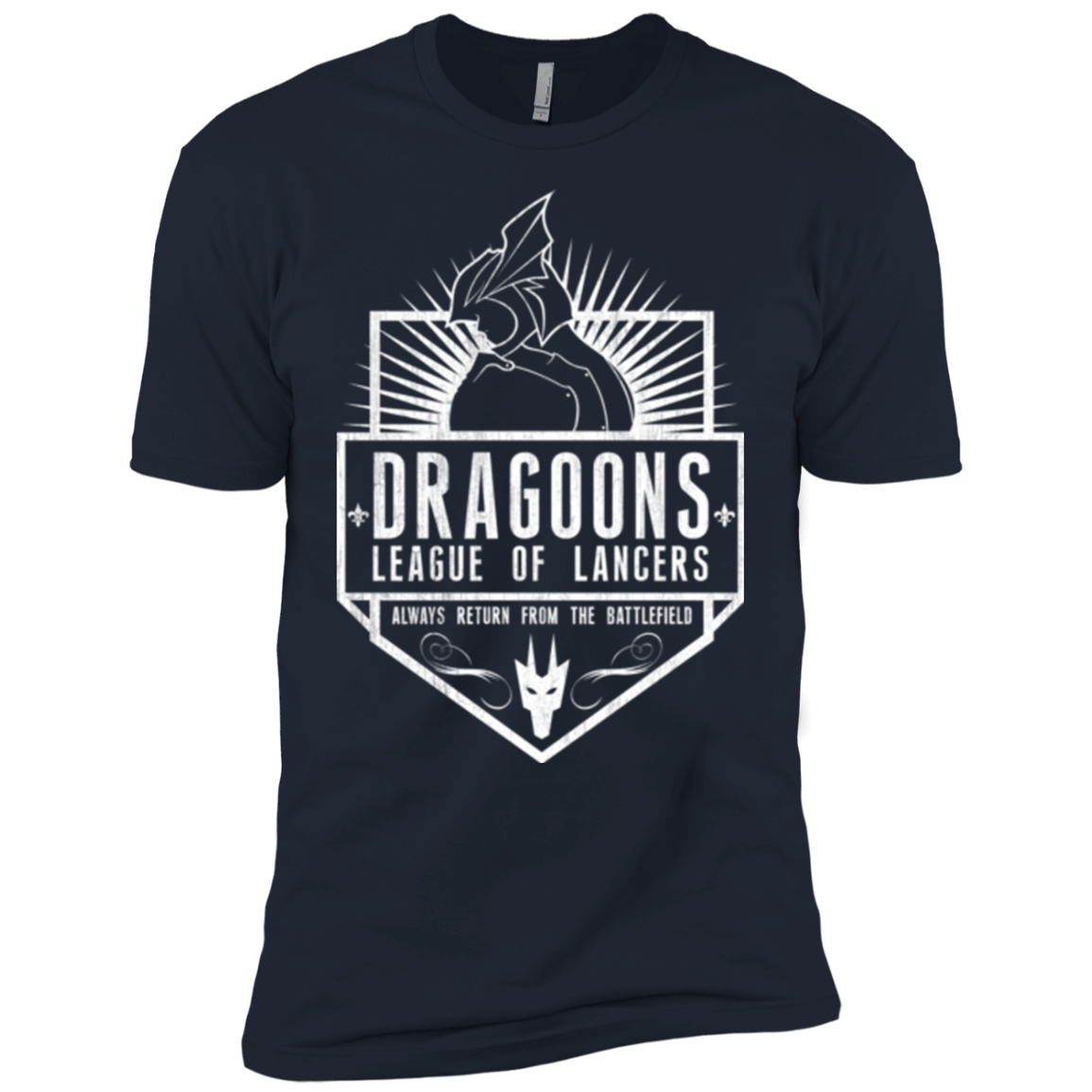 T-Shirts Midnight Navy / YXS Dragoons Boys Premium T-Shirt