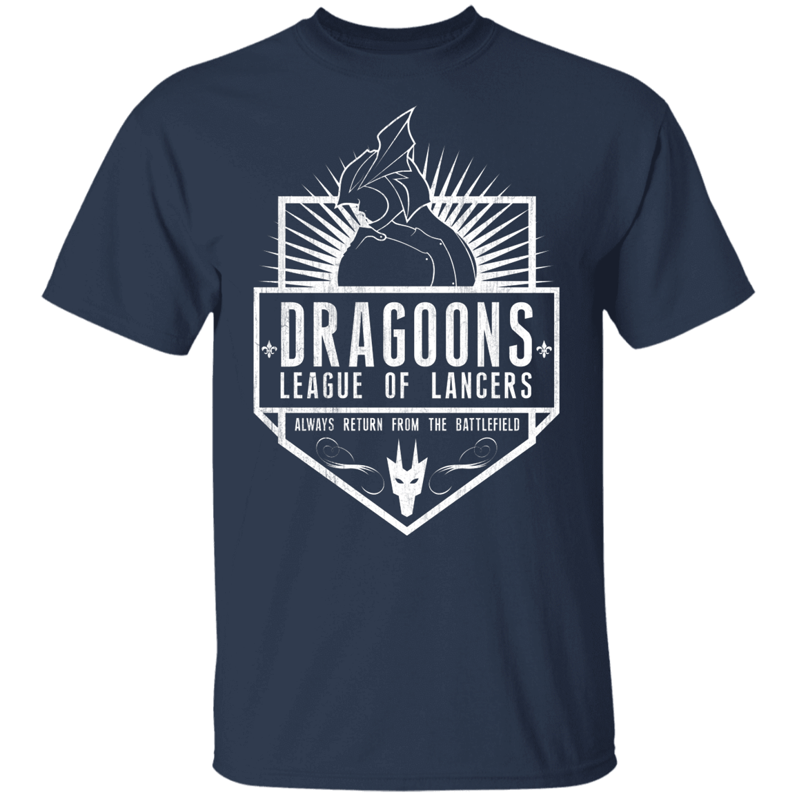 T-Shirts Navy / YXS Dragoons League Of Lancers Youth T-Shirt