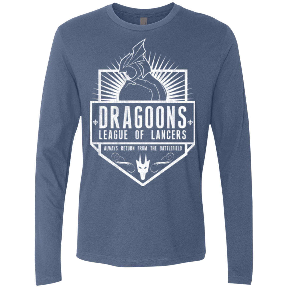 T-Shirts Indigo / Small Dragoons Men's Premium Long Sleeve