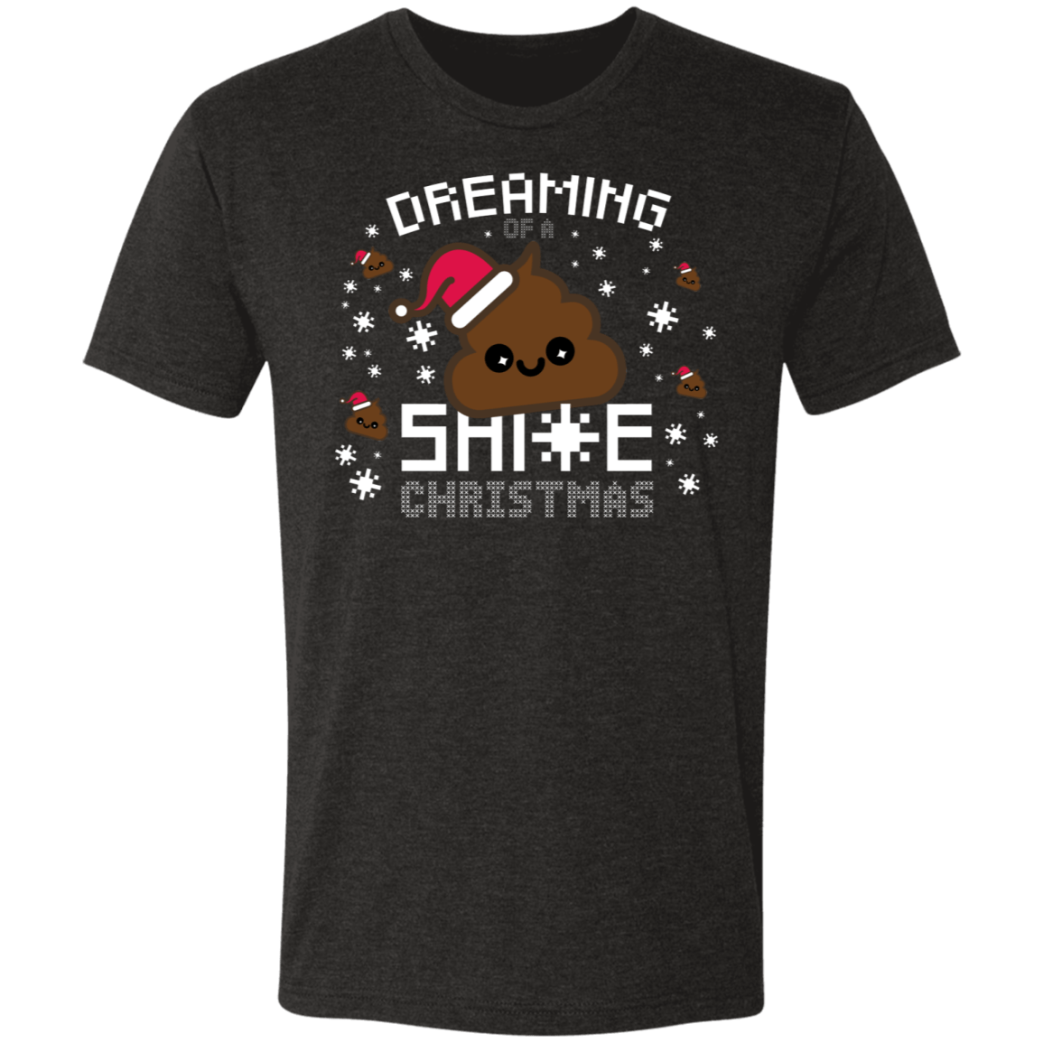 T-Shirts Vintage Black / S Dreaming Christmas Men's Triblend T-Shirt