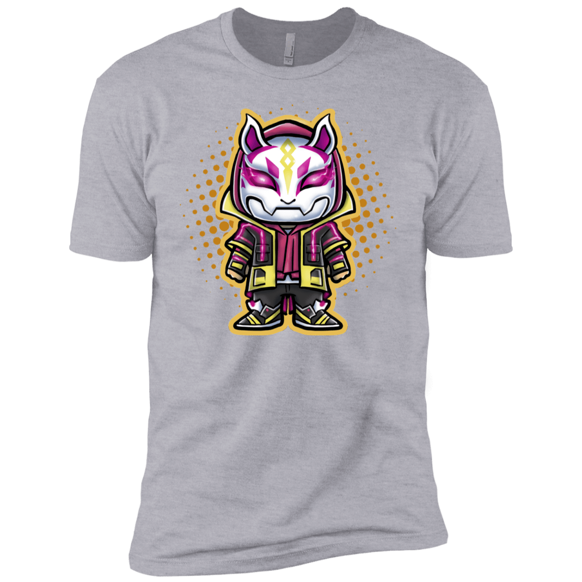 T-Shirts Heather Grey / YXS Drift Chibi Boys' Premium T-Shirt