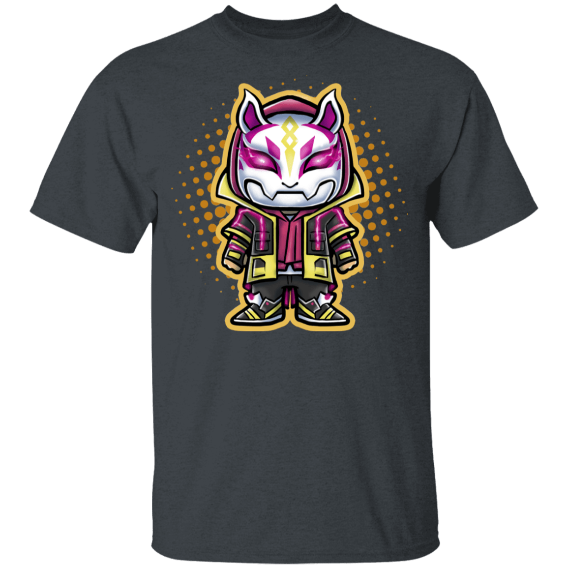 T-Shirts Dark Heather / YXS Drift Chibi Youth T-Shirt