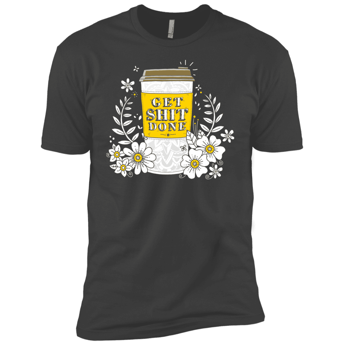 T-Shirts Heavy Metal / YXS Drink Coffee, Get Shit Done Boys Premium T-Shirt