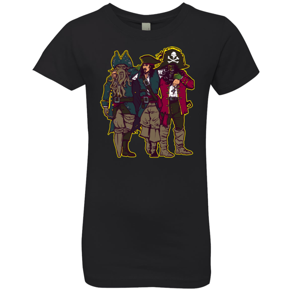 T-Shirts Black / YXS Drink Up Me Hearties Girls Premium T-Shirt