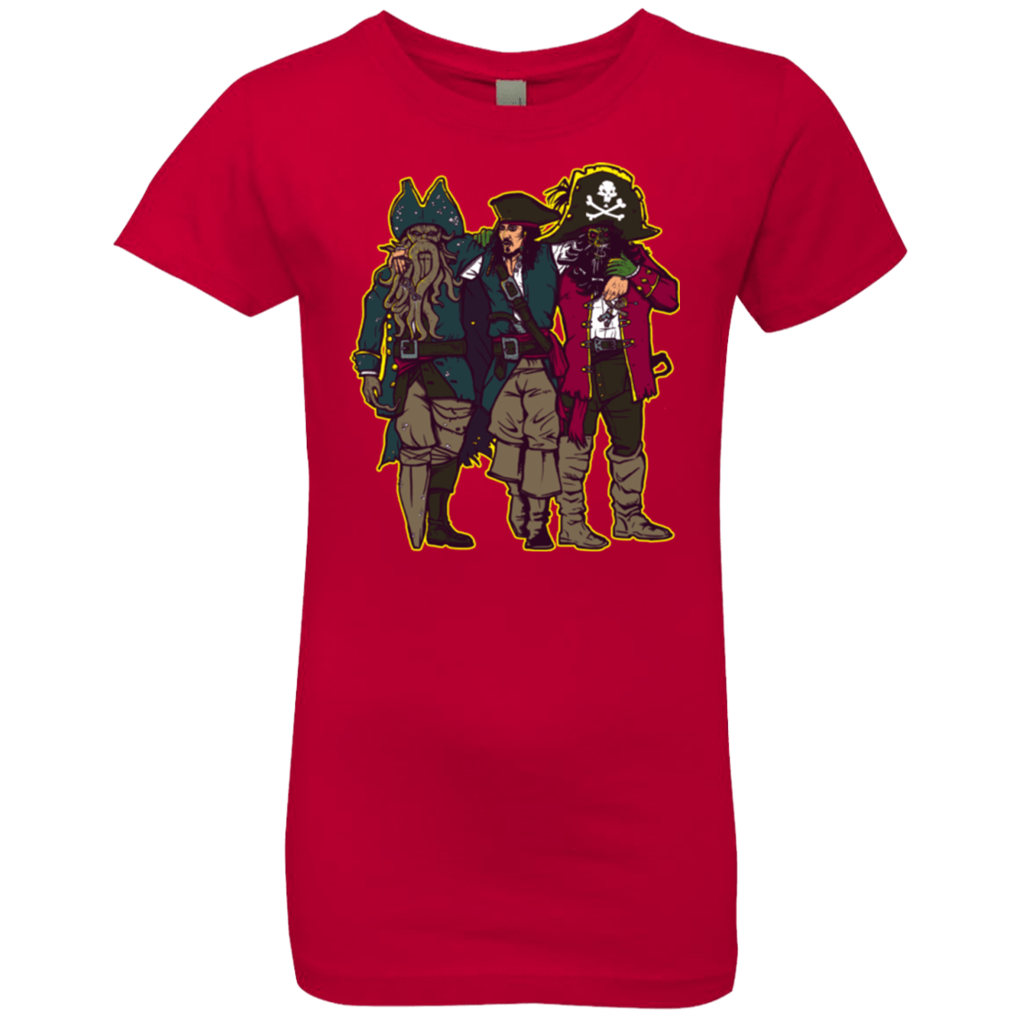 T-Shirts Red / YXS Drink Up Me Hearties Girls Premium T-Shirt