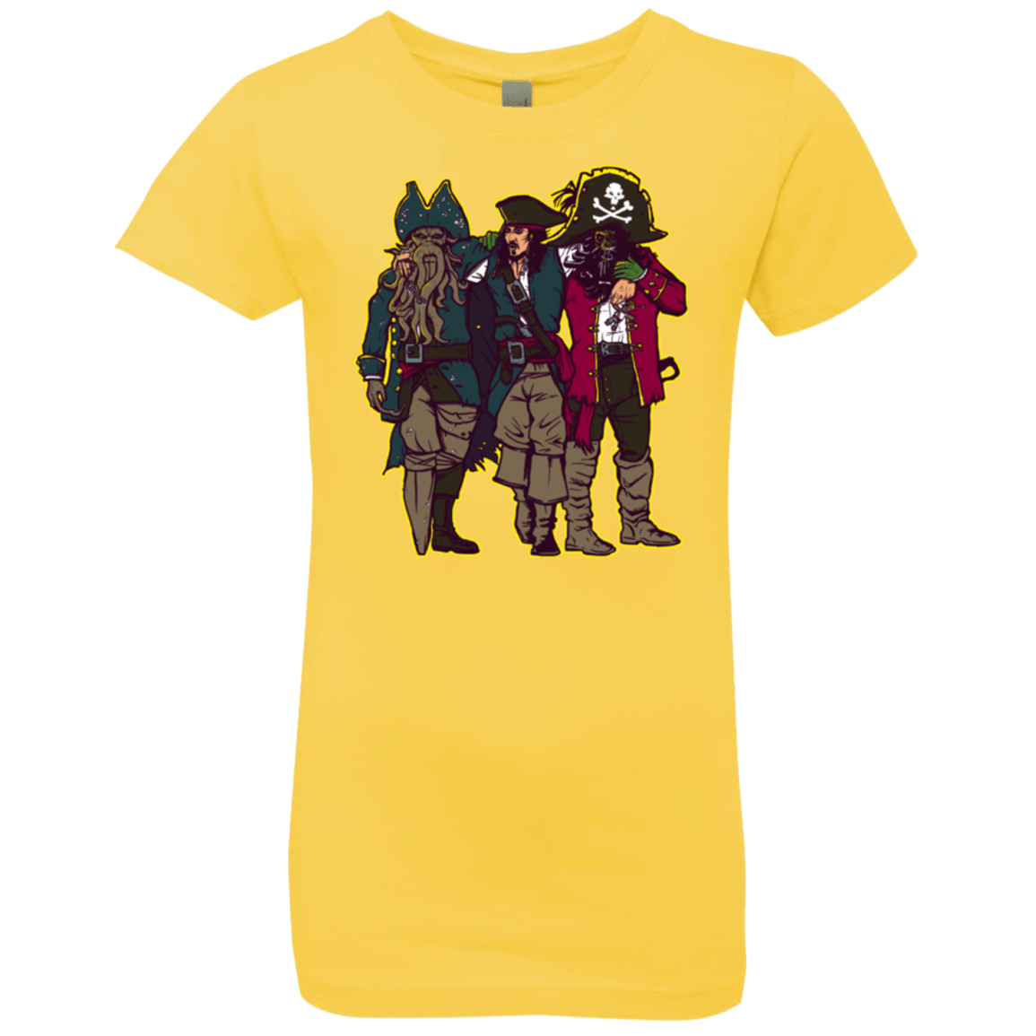 T-Shirts Vibrant Yellow / YXS Drink Up Me Hearties Girls Premium T-Shirt