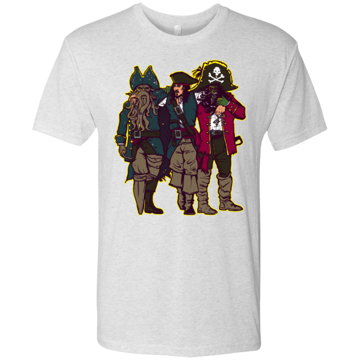 T-Shirts Heather White / Small Drink Up Me Hearties Men's Triblend T-Shirt