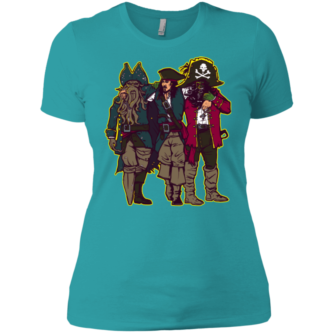 T-Shirts Tahiti Blue / X-Small Drink Up Me Hearties Women's Premium T-Shirt