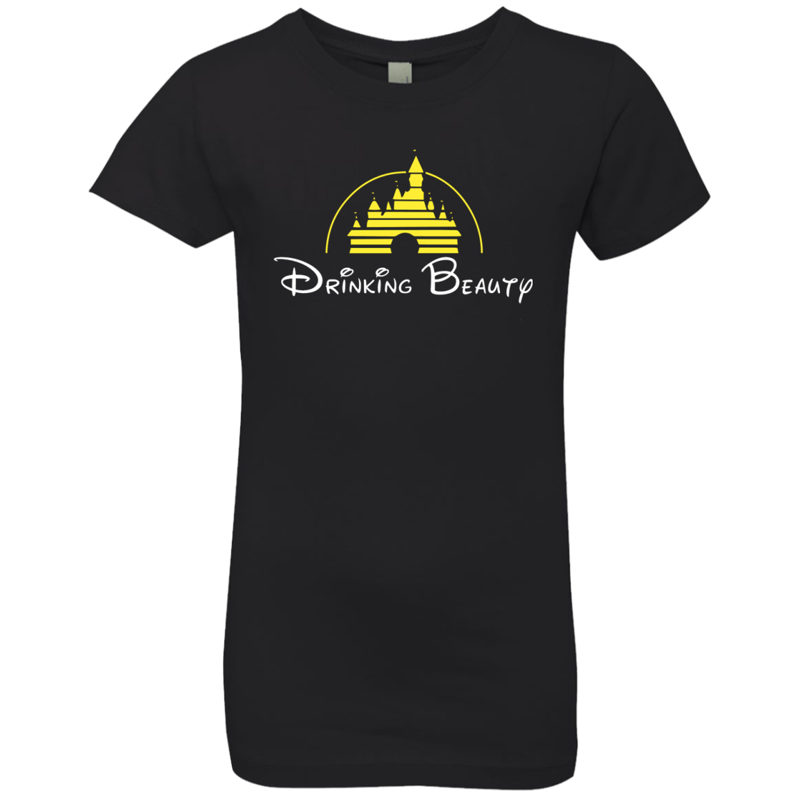 T-Shirts Black / YXS Drinking Beauty Girls Premium T-Shirt