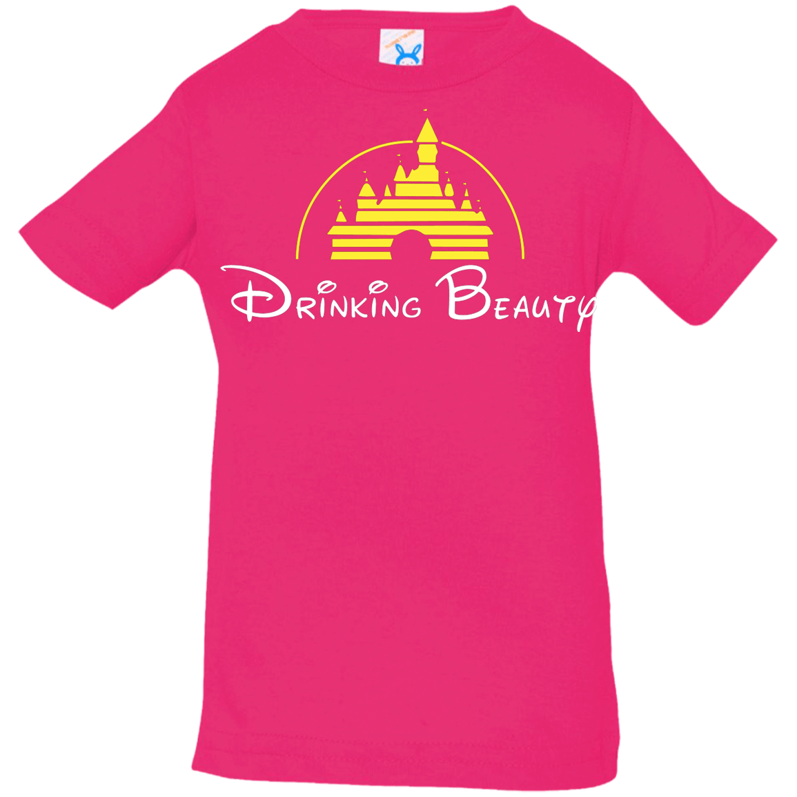 T-Shirts Hot Pink / 6 Months Drinking Beauty Infant Premium T-Shirt