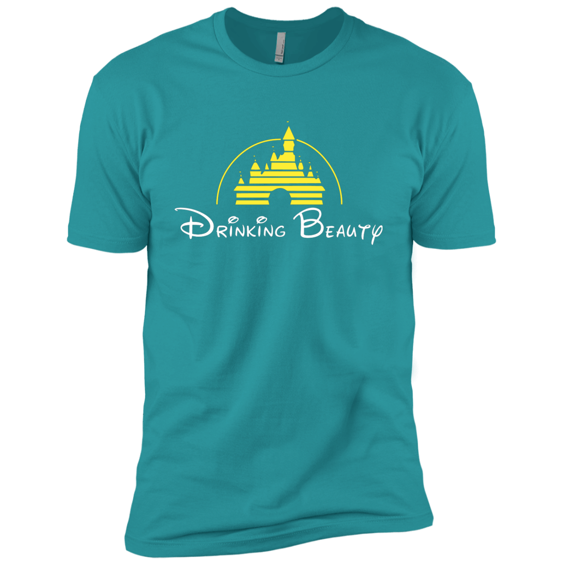 T-Shirts Tahiti Blue / X-Small Drinking Beauty Men's Premium T-Shirt