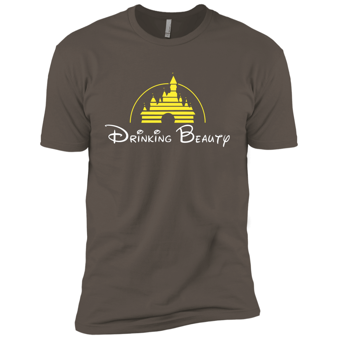 T-Shirts Warm Grey / X-Small Drinking Beauty Men's Premium T-Shirt