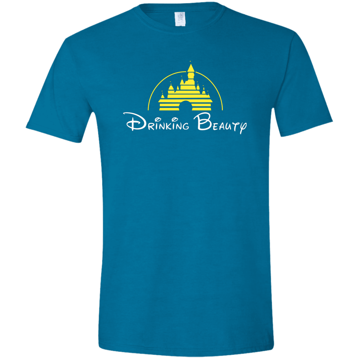 T-Shirts Antique Sapphire / S Drinking Beauty Men's Semi-Fitted Softstyle