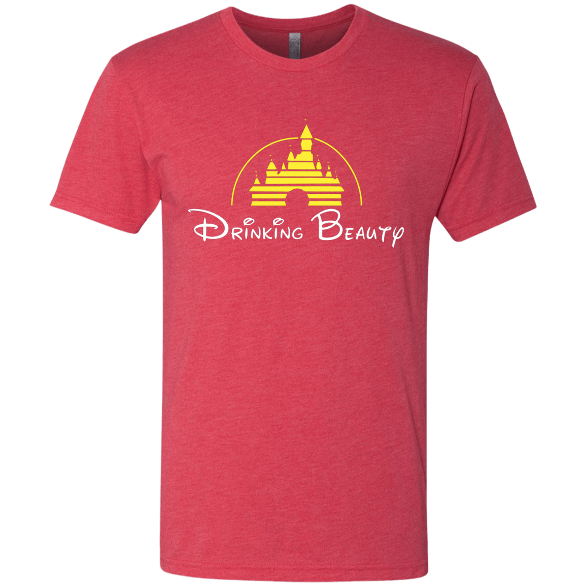 T-Shirts Vintage Red / S Drinking Beauty Men's Triblend T-Shirt