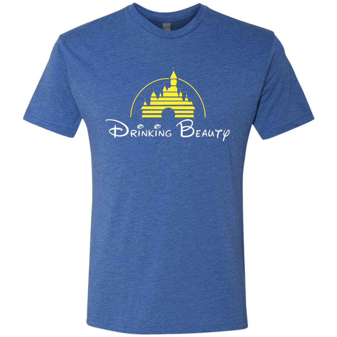 T-Shirts Vintage Royal / S Drinking Beauty Men's Triblend T-Shirt