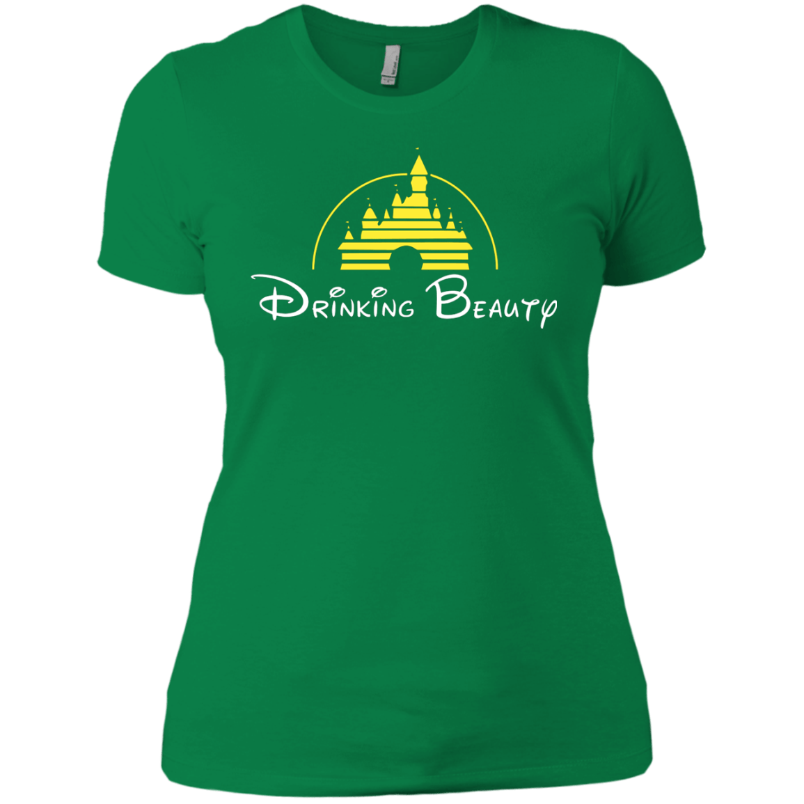 T-Shirts Kelly Green / X-Small Drinking Beauty Women's Premium T-Shirt