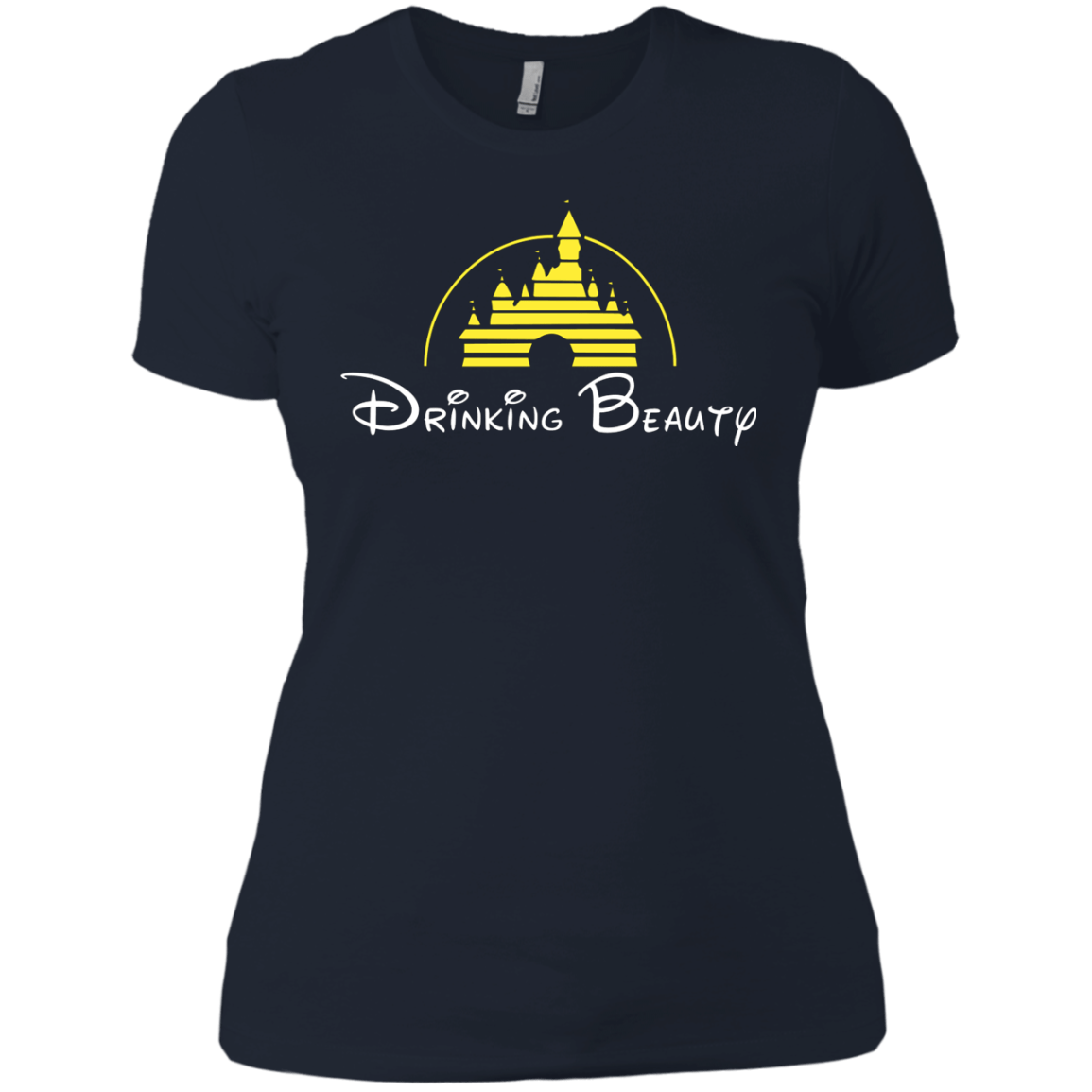 T-Shirts Midnight Navy / X-Small Drinking Beauty Women's Premium T-Shirt