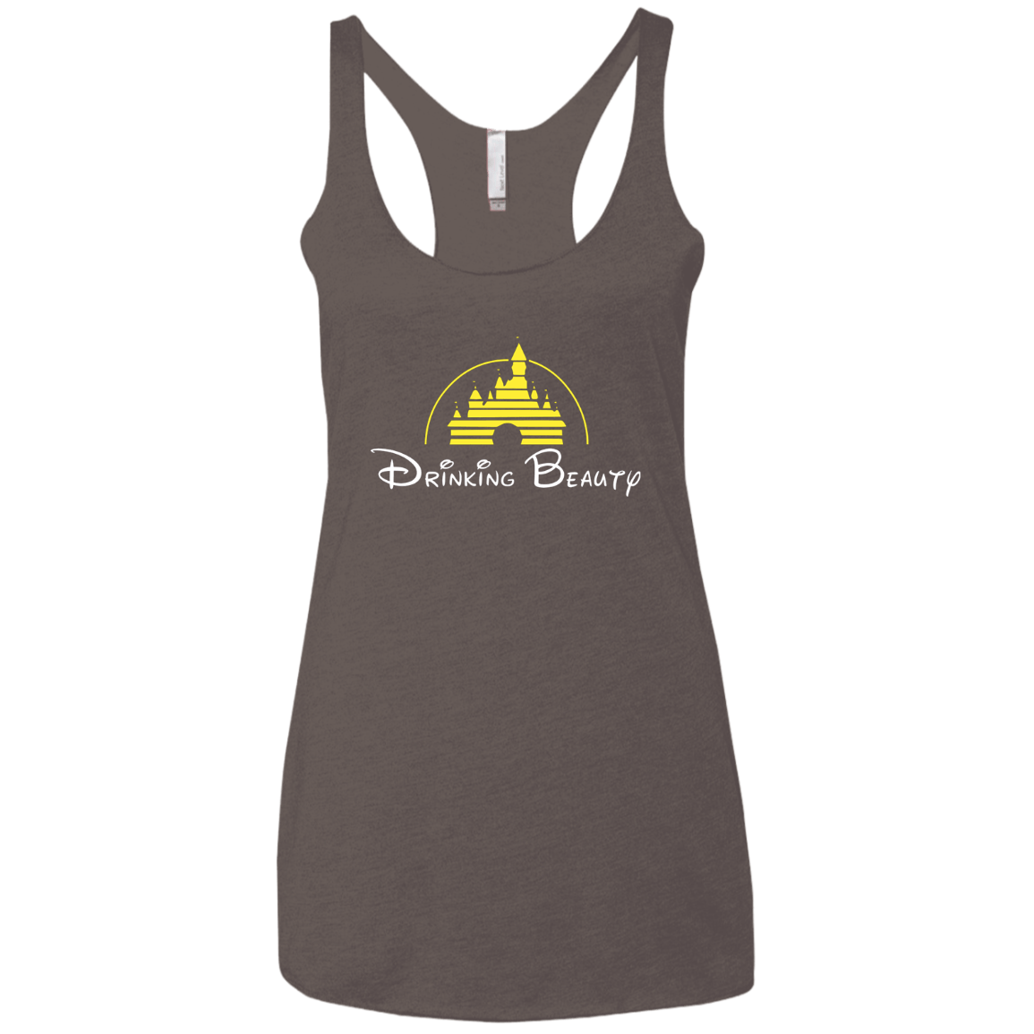 T-Shirts Macchiato / X-Small Drinking Beauty Women's Triblend Racerback Tank