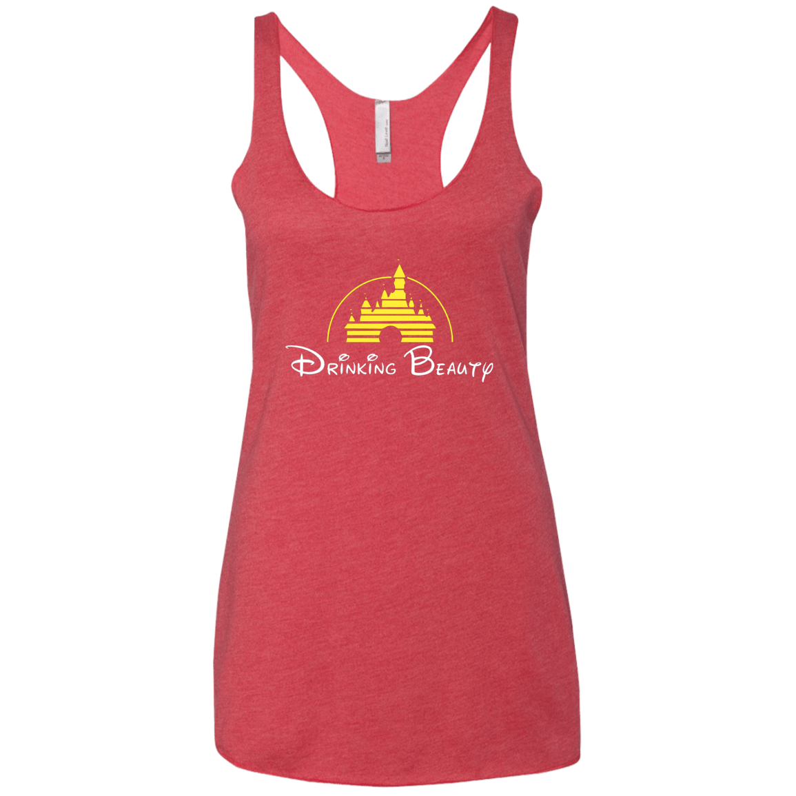 T-Shirts Vintage Red / X-Small Drinking Beauty Women's Triblend Racerback Tank