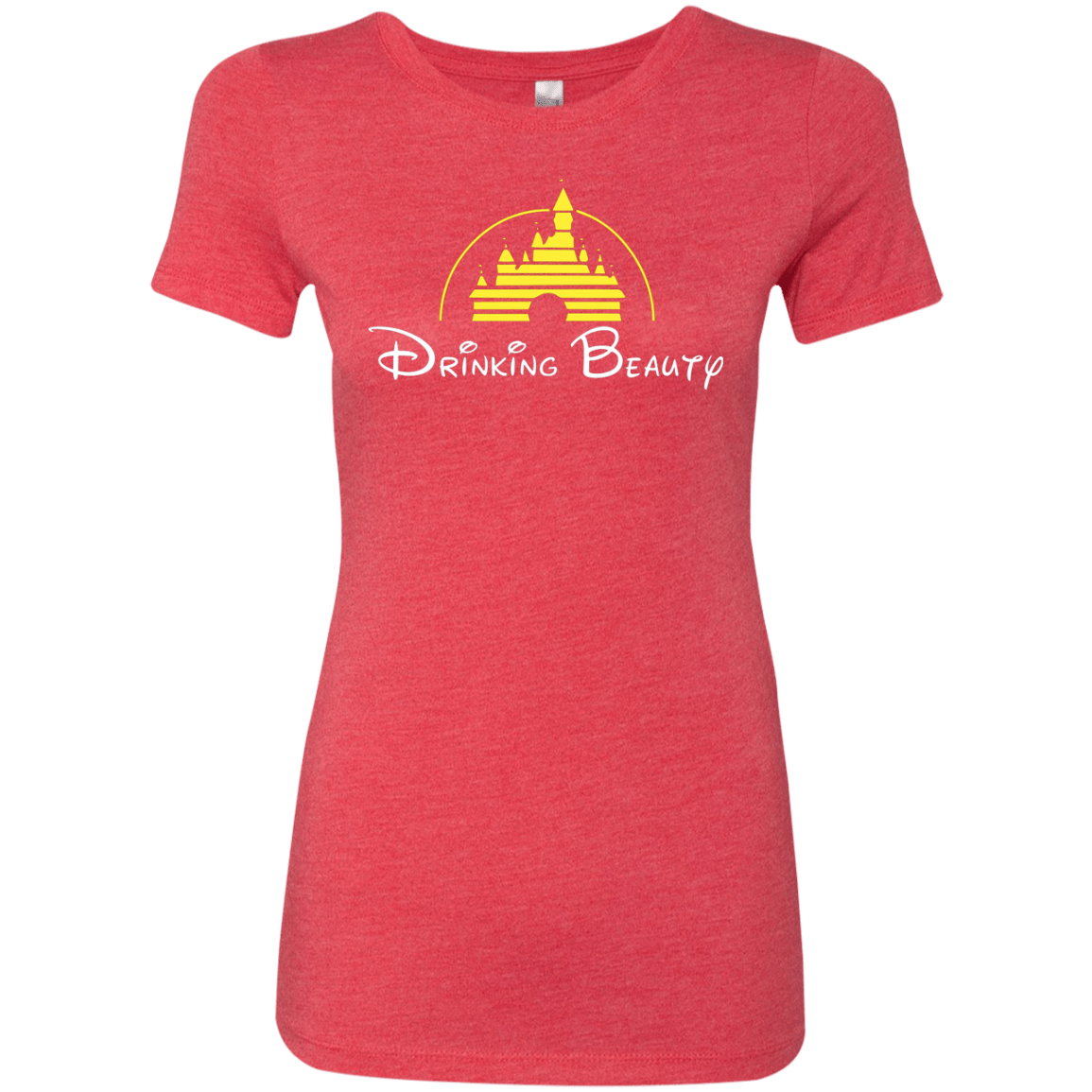 T-Shirts Vintage Red / S Drinking Beauty Women's Triblend T-Shirt