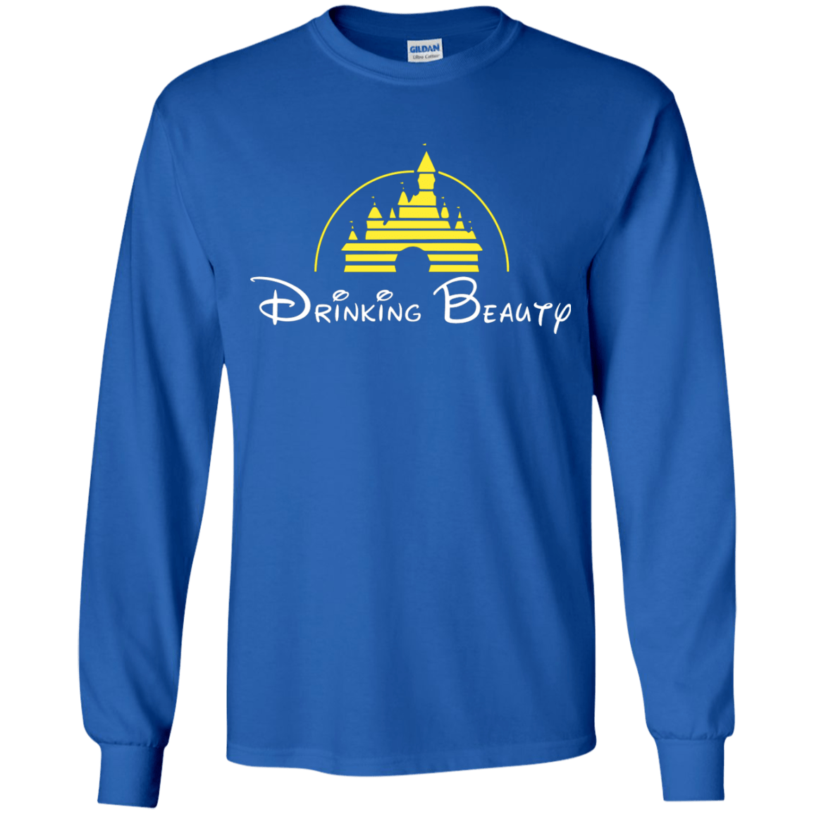 T-Shirts Royal / YS Drinking Beauty Youth Long Sleeve T-Shirt