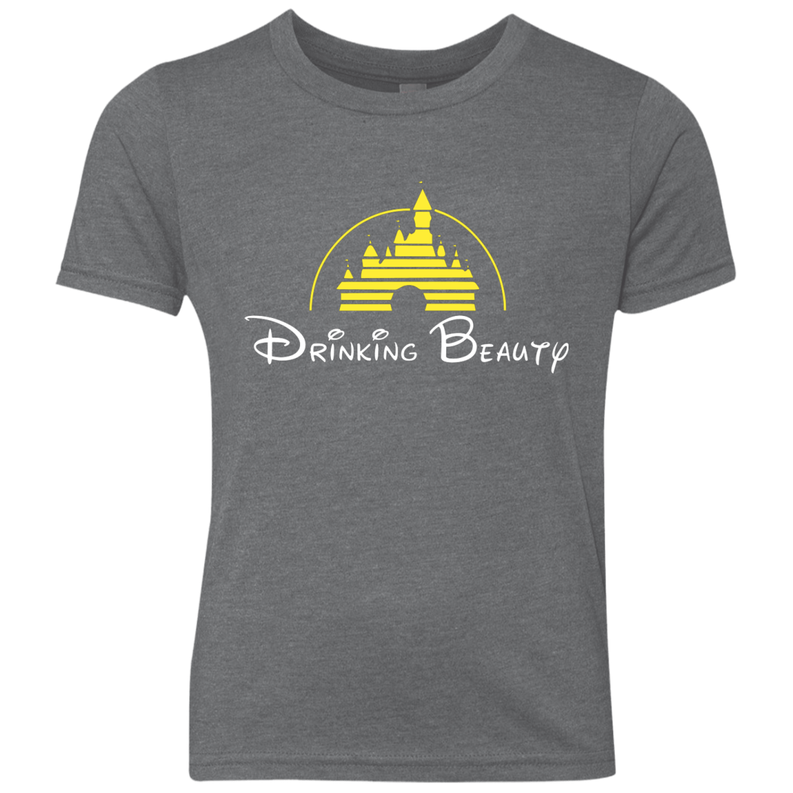 T-Shirts Premium Heather / YXS Drinking Beauty Youth Triblend T-Shirt
