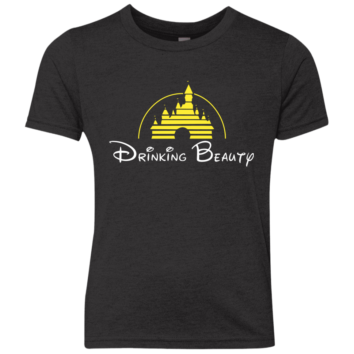 T-Shirts Vintage Black / YXS Drinking Beauty Youth Triblend T-Shirt