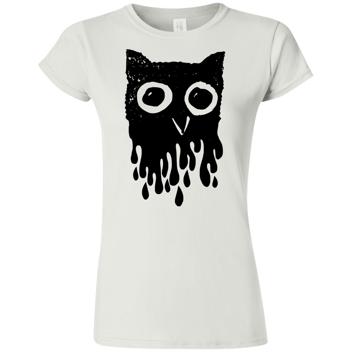T-Shirts White / S Dripping Owl Junior Slimmer-Fit T-Shirt