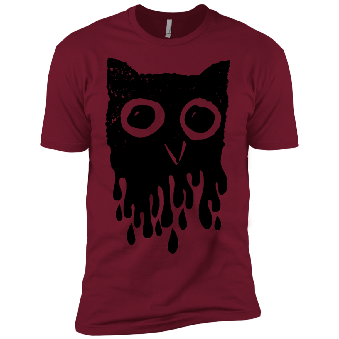 T-Shirts Cardinal / X-Small Dripping Owl Men's Premium T-Shirt