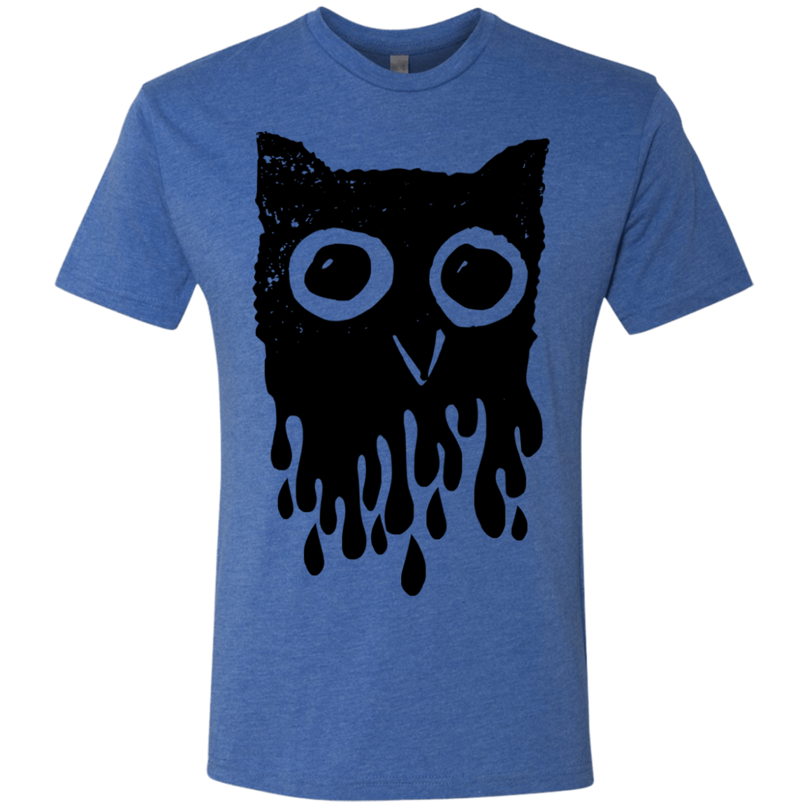 T-Shirts Vintage Royal / S Dripping Owl Men's Triblend T-Shirt