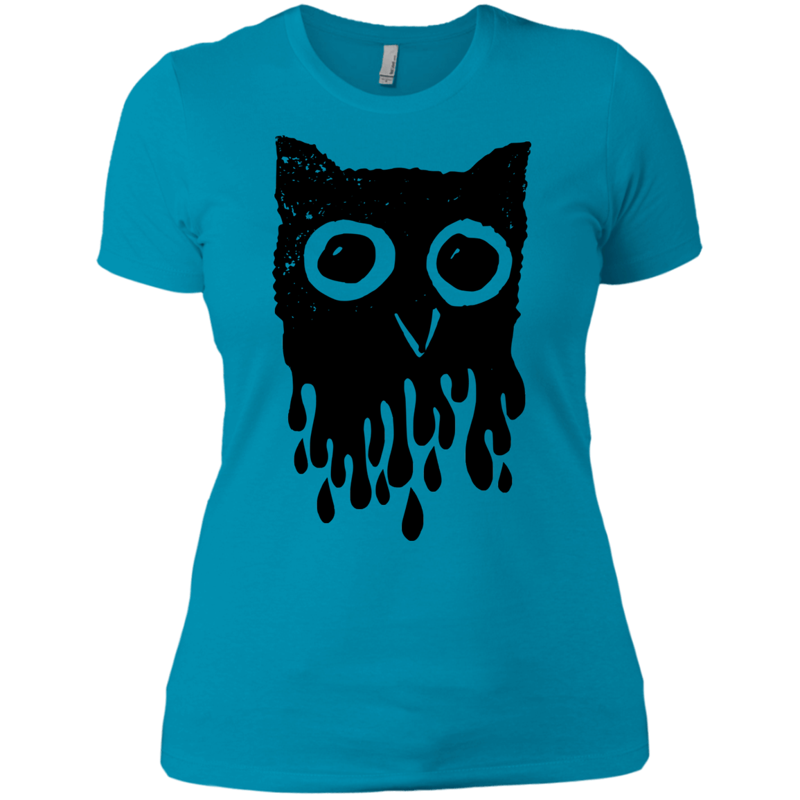 T-Shirts Turquoise / X-Small Dripping Owl Women's Premium T-Shirt