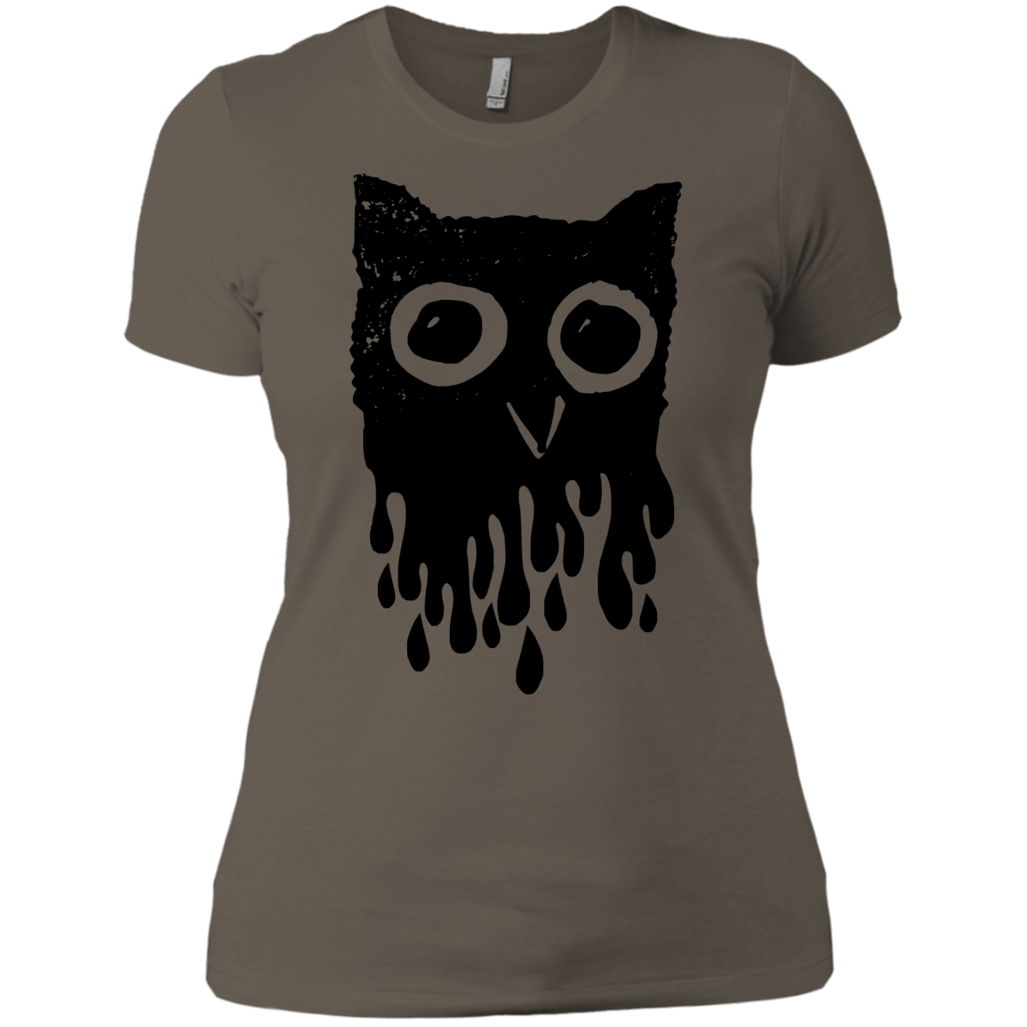 T-Shirts Warm Grey / X-Small Dripping Owl Women's Premium T-Shirt